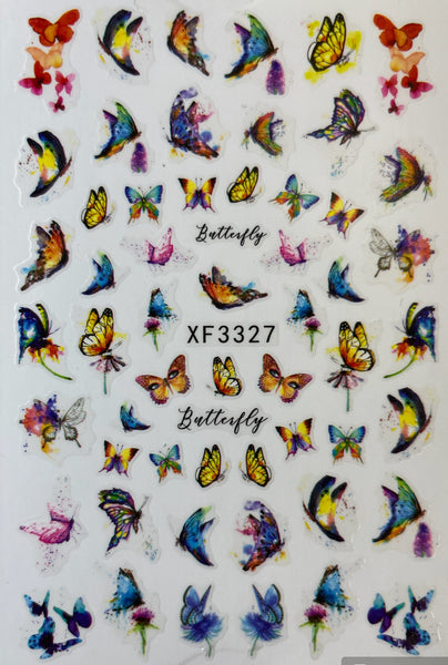 3D Butterfly Stickers