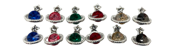 Multi-Color Planet Charms