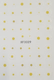3D Nail Art Decal, White Daisy Daises Nail Art Design, White Daisy Daises Nail Sticker _XF3329