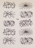 3D Black Geometric Lines Stickers