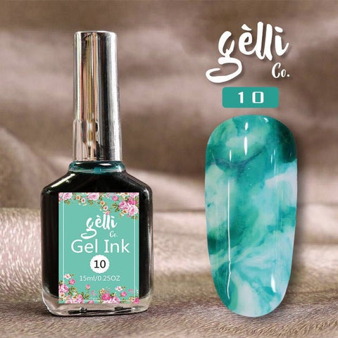 Gel Ink 10 ● GelliCo USA ● Nail Art Design ● Best Top Gel ● Best Matte Top Gel ● Cheapest Gel Polish ● High Quality Gel Polish ● Marble Nail Art Design ● Chrome Nail Art Design ● Make Nail at Home ● Best Nail Gel ● Best Nail Polish 