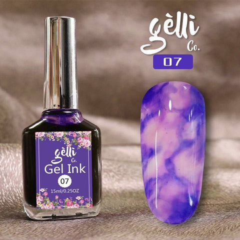 Gel Ink 7 ● GelliCo USA ● Nail Art Design ● Best Top Gel ● Best Matte Top Gel ● Cheapest Gel Polish ● High Quality Gel Polish ● Marble Nail Art Design ● Chrome Nail Art Design ● Make Nail at Home ● Best Nail Gel ● Best Nail Polish 