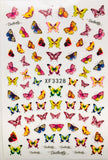 Butterfly 3D nail art Decal