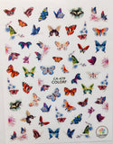 Butterfly 3D nail art Decal