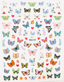 Butterfly 3D nail art Decal