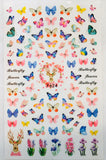 Butterfly 3D nail art Decal