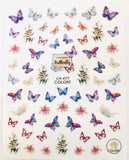 Butterfly 3D nail art Decal