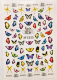 Butterfly 3D nail art Decal