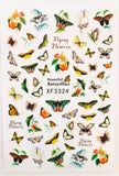Butterfly 3D nail art Decal