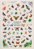 Butterfly 3D nail art Decal