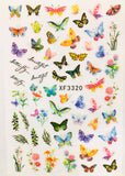 Butterfly 3D nail art Decal