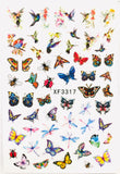Butterfly 3D nail art Decal
