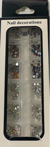 Nail rhinestones 6 pack