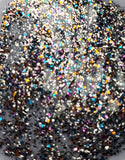 SPARK GLIZ GEL #18,Platinum Holographic  Gel glitter 0.5oz