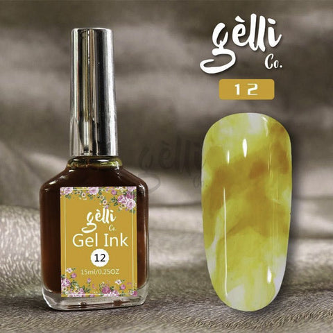 Gel Ink 12 ● GelliCo USA ● Nail Art Design ● Best Top Gel ● Best Matte Top Gel ● Cheapest Gel Polish ● High Quality Gel Polish ● Marble Nail Art Design ● Chrome Nail Art Design ● Make Nail at Home ● Best Nail Gel ● Best Nail Polish 