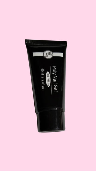 Poly Nail Gel-White ● GelliCo USA ● Nail Art Design ● Best Top Gel ● Best Matte Top Gel ● Cheapest Gel Polish ● High Quality Gel Polish ● Marble Nail Art Design ● Chrome Nail Art Design ● Make Nail at Home ● Best Nail Gel ● Best Nail Polish 