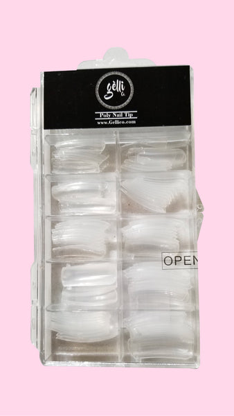 Poly Nail Tips (100 Tips/Box) ● GelliCo USA ● Nail Art Design ● Best Top Gel ● Best Matte Top Gel ● Cheapest Gel Polish ● High Quality Gel Polish ● Marble Nail Art Design ● Chrome Nail Art Design ● Make Nail at Home ● Best Nail Gel ● Best Nail Polish 