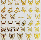 Butterfly 5D Nail art decal.
